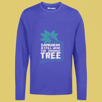 Full sleeve coconut tree malayalam dialogue Tshirt royal blue