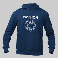 Passion navy blue hoodie for men and women