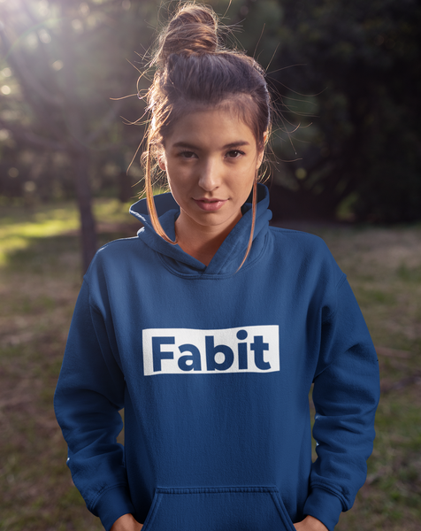 fabit navy blue hoodie for men and women