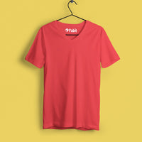 V-Neck T-shirt - Red