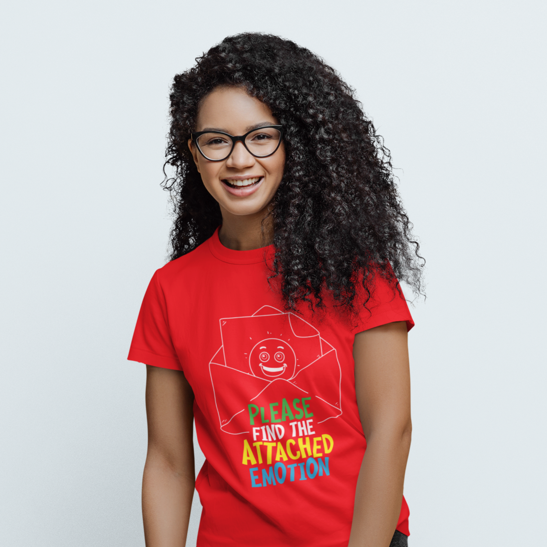 ATTACHED EMOTION - Cotton TShirt for men and women