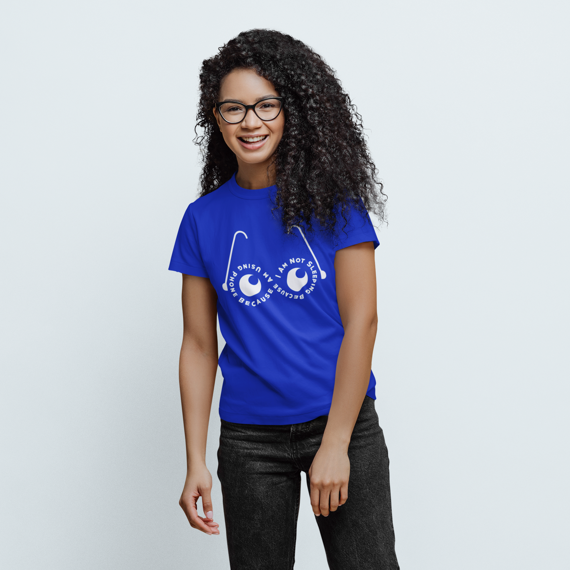 I AM NOT SLEEPING- Cotton TShirt for men and women